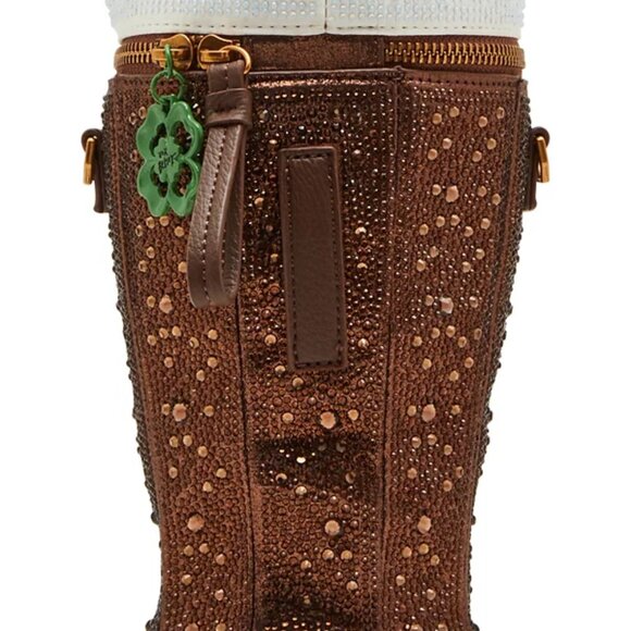 Betsey Johnson Kitsch Saucy Stout Small Crossbody Bag St. Patty's Day NWT - Picture 10 of 11